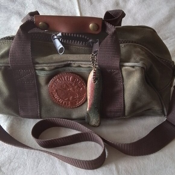 Duluth Pack Vintage green canvas bag - Picture 1 of 2